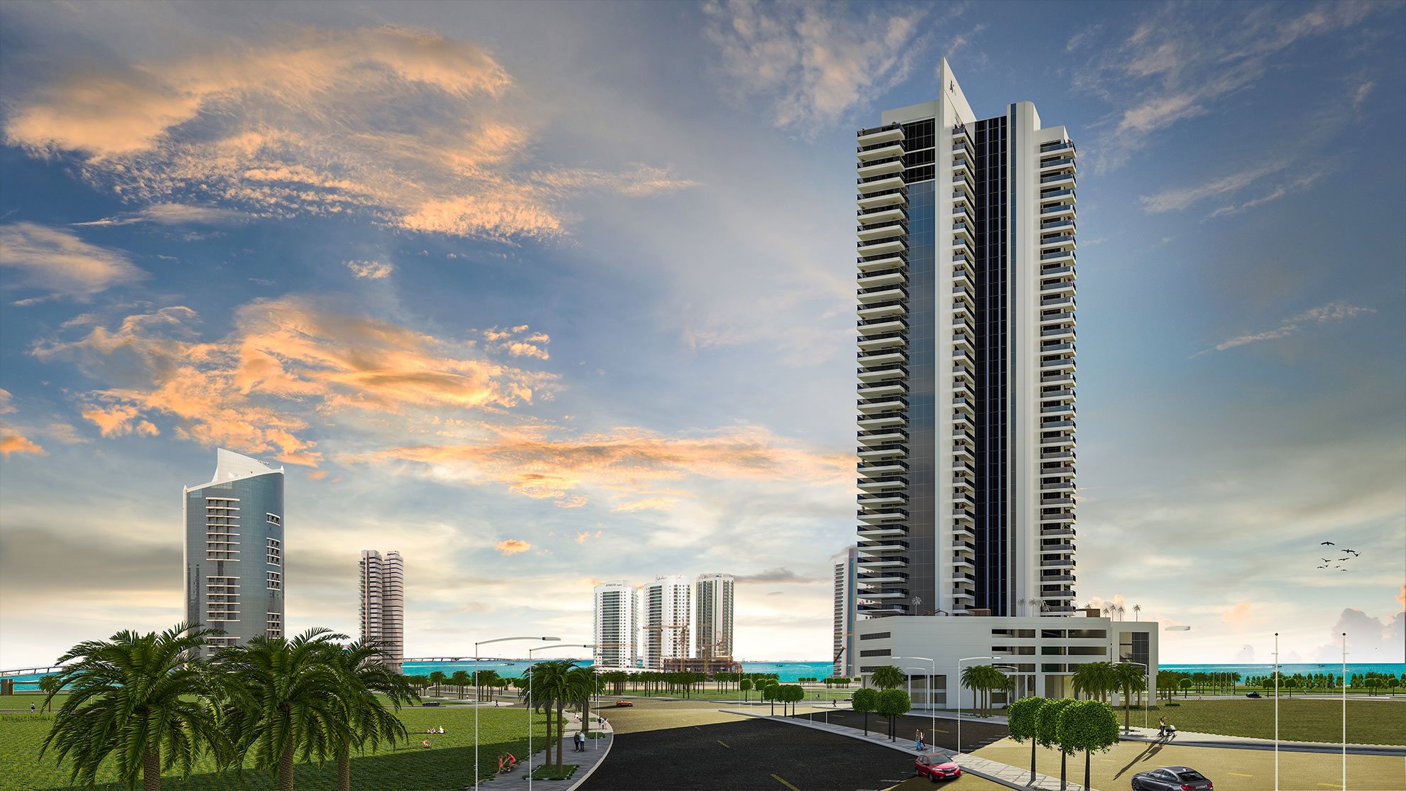 Exterior of Park View, Shams Abu Dhabi, Al Reem Island