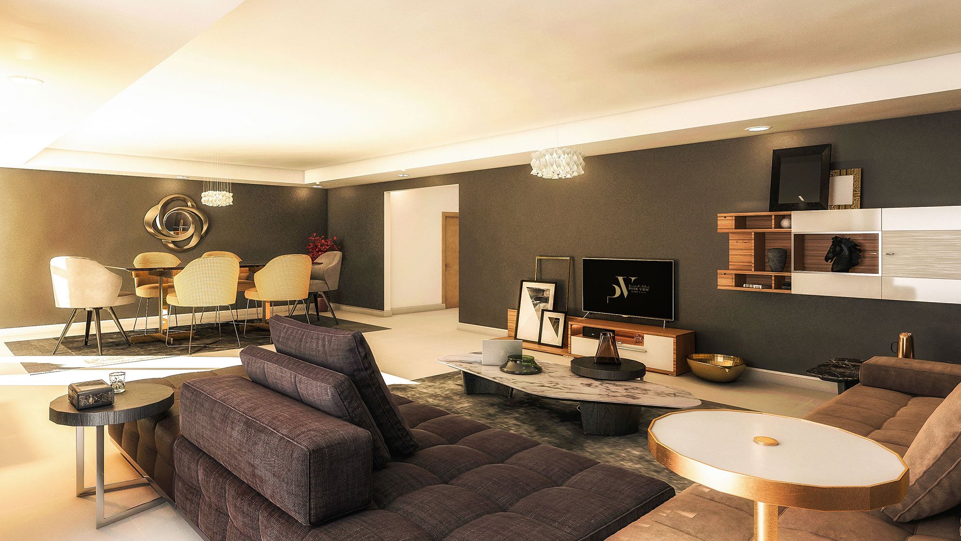 Interior of Park View, Shams Abu Dhabi, Al Reem Island