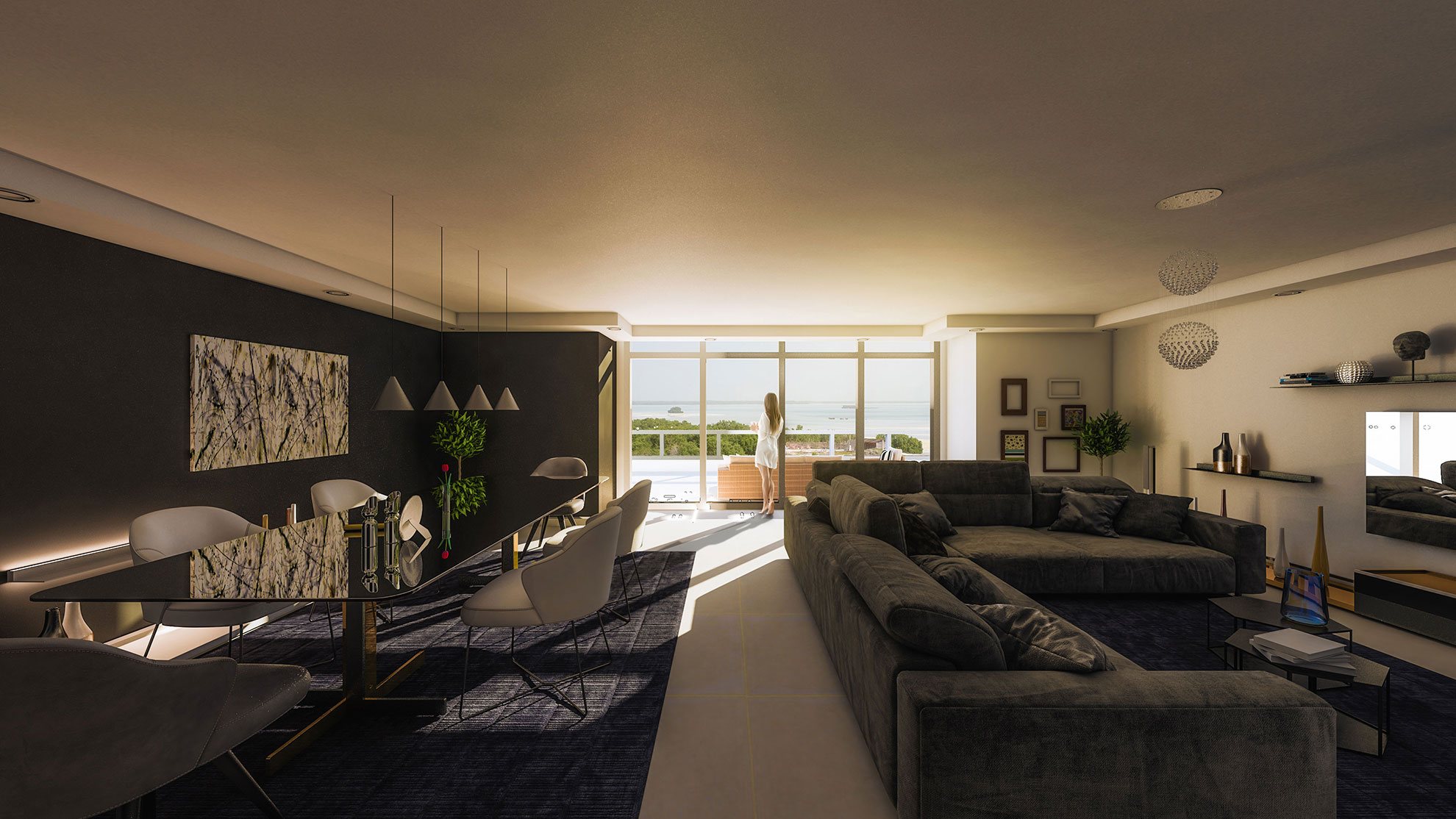 Interior of Park View, Shams Abu Dhabi, Al Reem Island