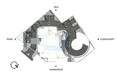 Master Floor Plan, Floor Plan of Park View, Shams Abu Dhabi, Al Reem Island