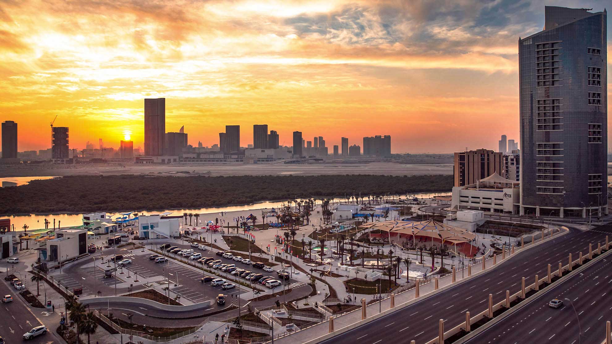 CENTRAL PARK of Park View, Shams Abu Dhabi, Al Reem Island